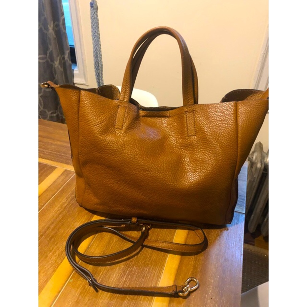 Banana republic Soft pebbled leather satchel Tote